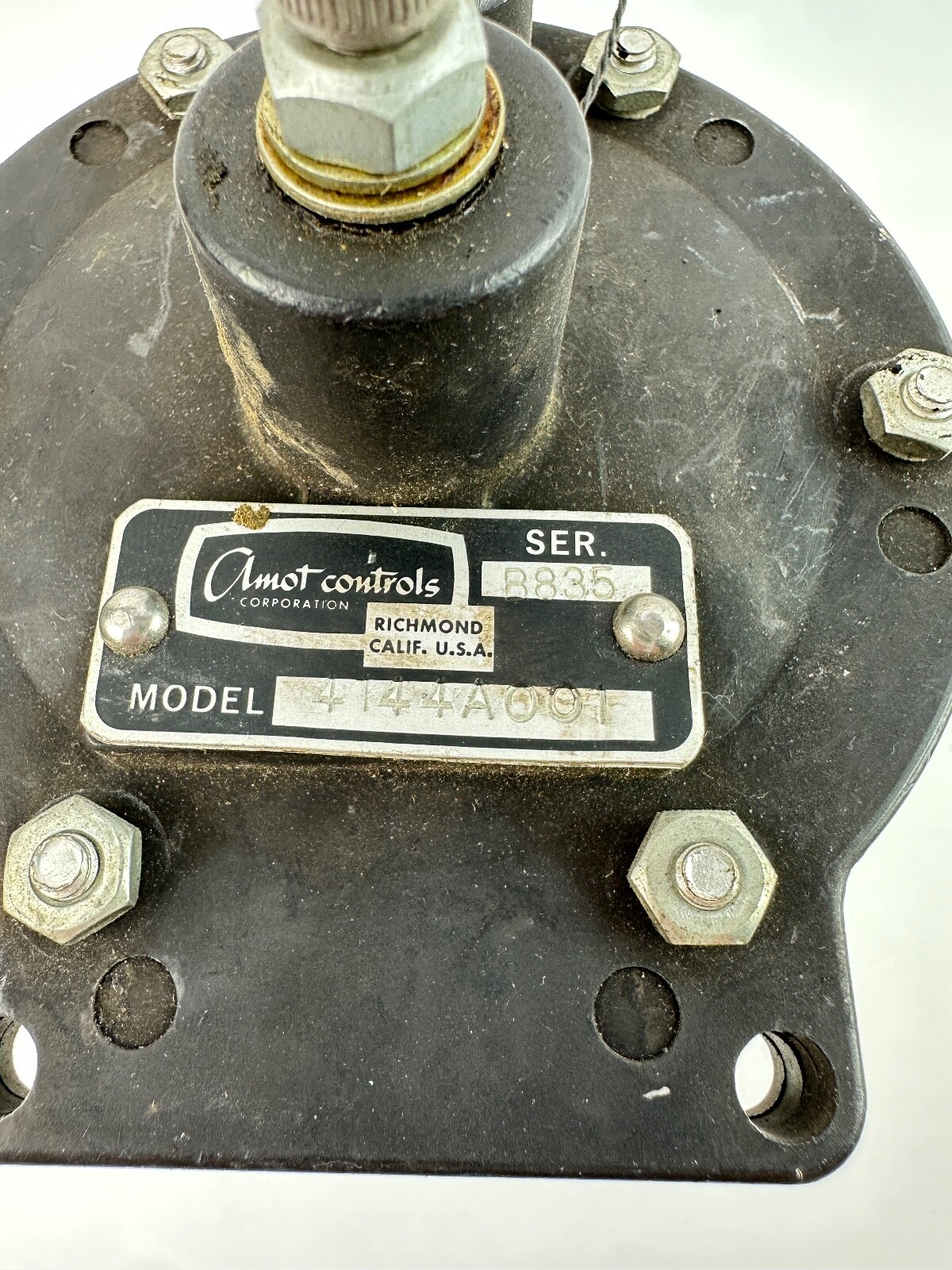 Amot Controls Regulator, Model 4144A001 UND LAB BZE6-2RN