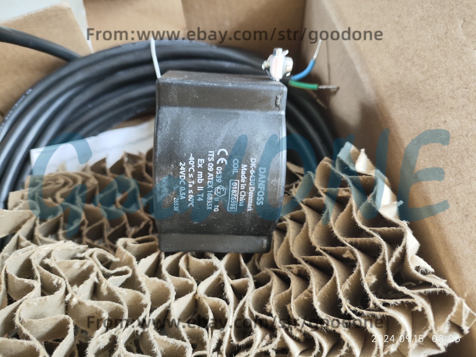 1PC New Danfoss Solenoid Valve Coil 018Z6598 (replace 018Z6596