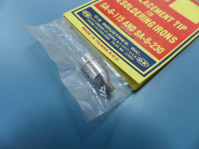 OK Industries SAT6059 Qty of 1 per Lot Replacement tip for desoldering irons