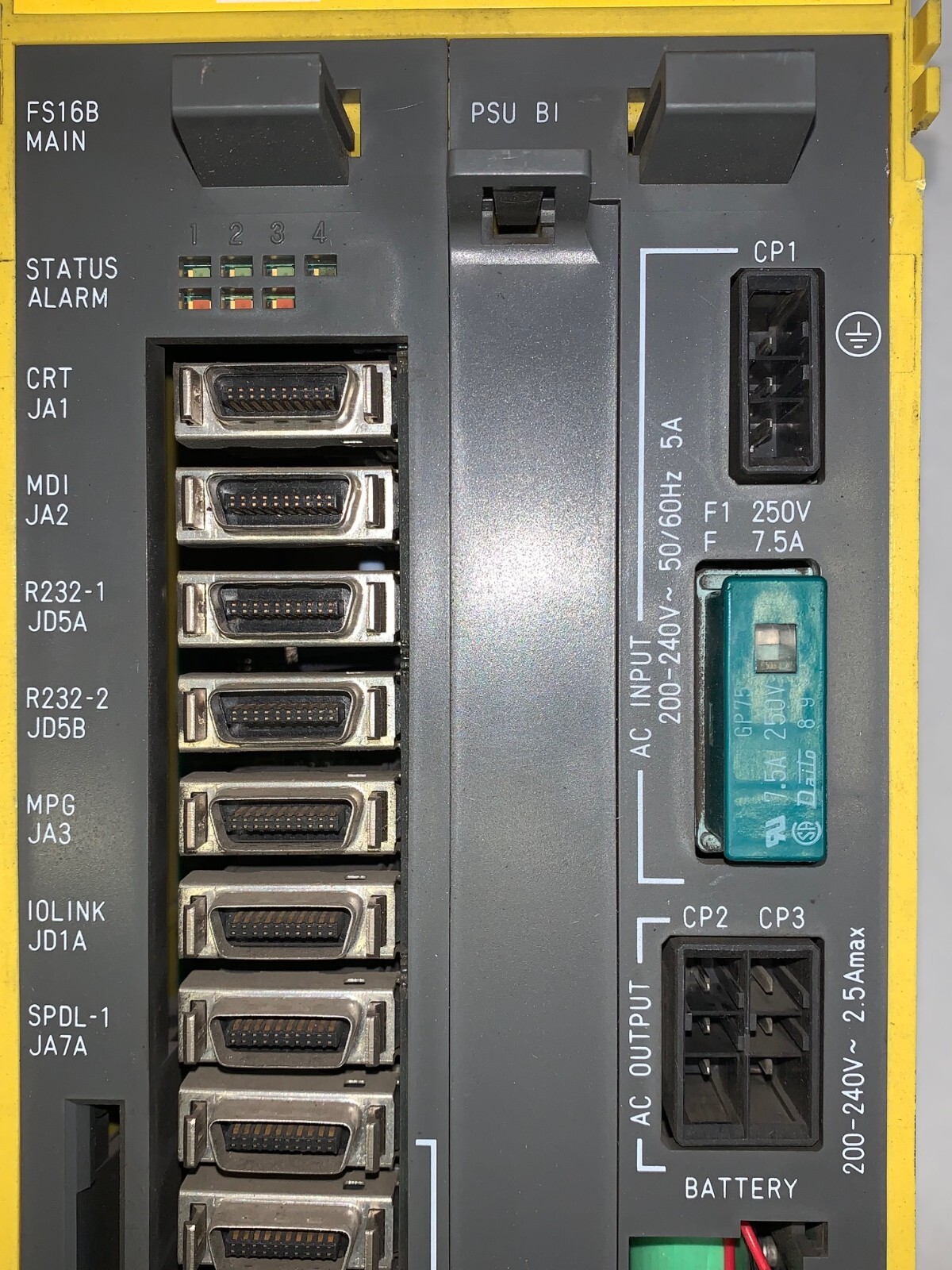 FANUC MULTI-PORT POWER SUPPLY A02B-0200-B503 A16B-1212-0871 200-240 VOLT 250 VAC