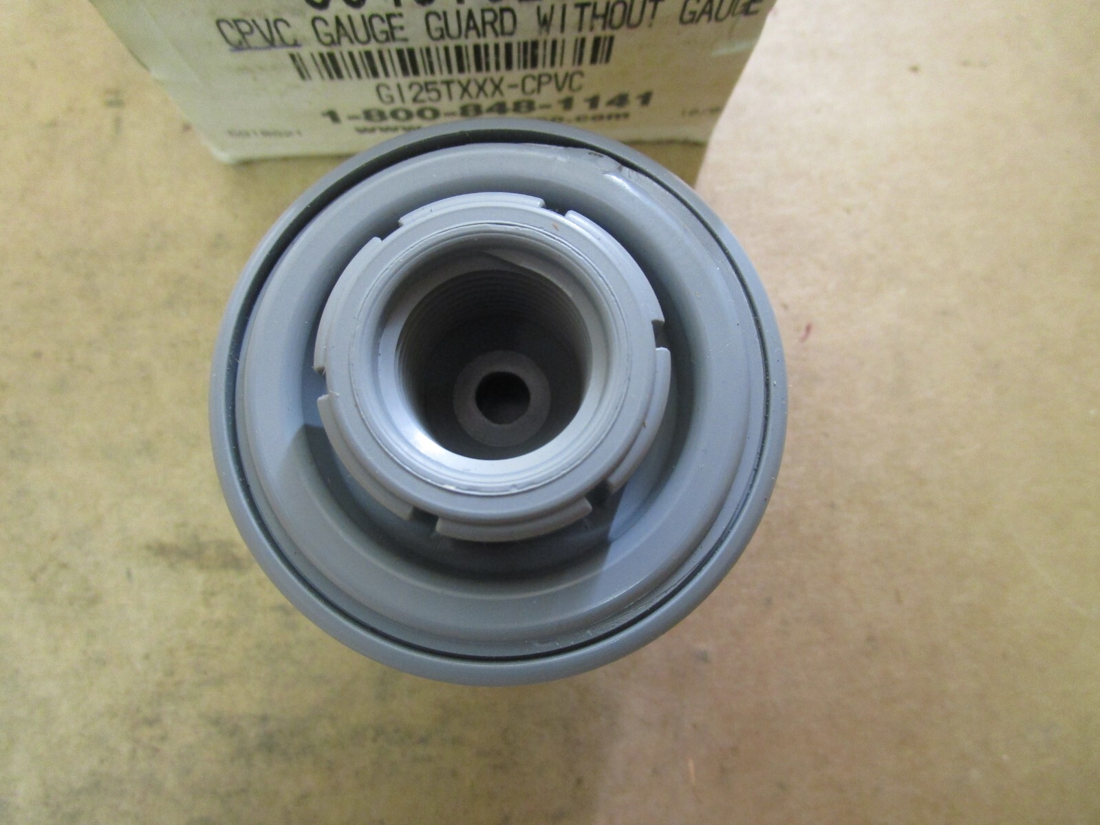 NEW RYAN HERCO CPVC GAUGE GUARD W/O GAUGE GI25TXXX-CPVC 1/4″ NPT X 1/2″ NPT
