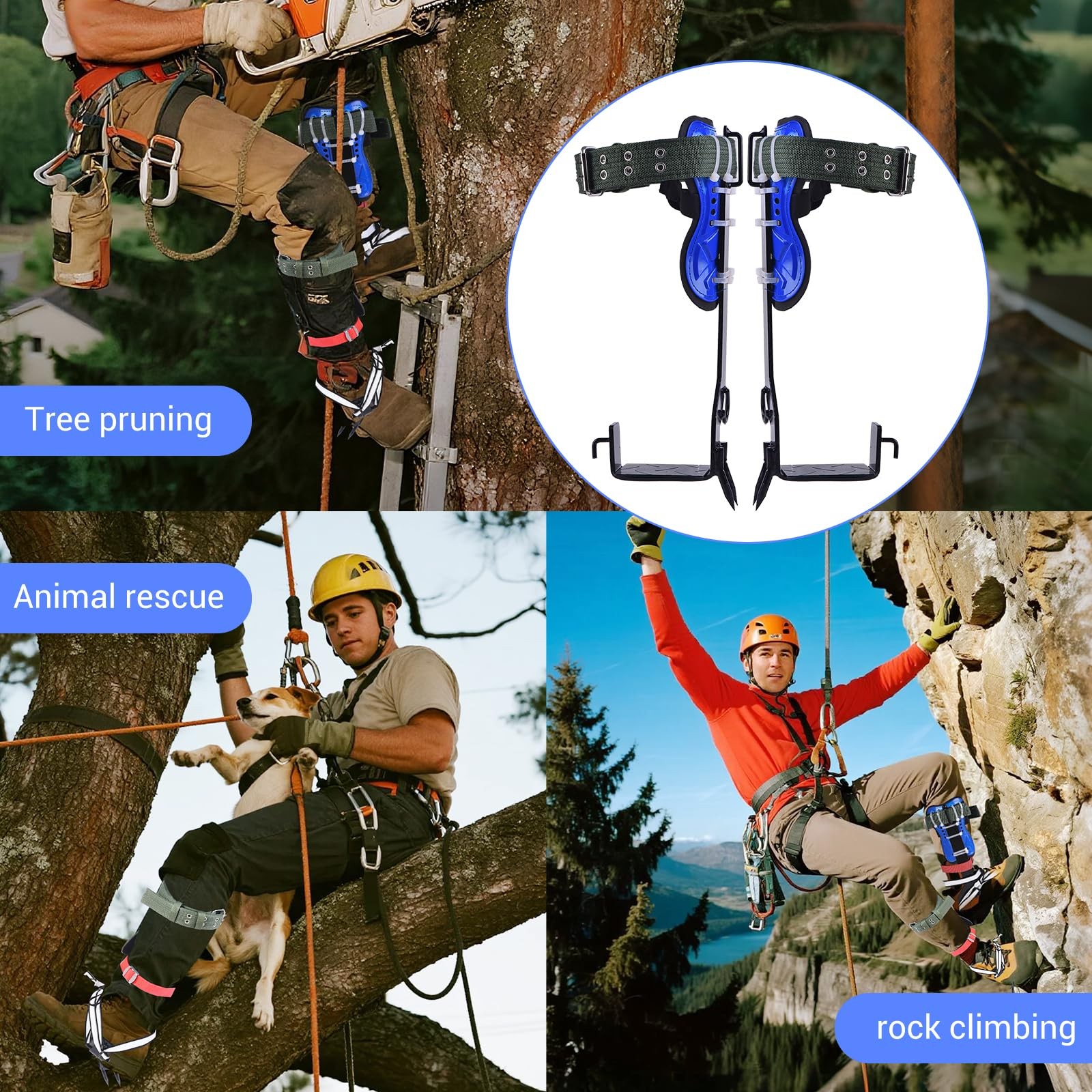 Climbing Equipment. Tree – Kits. Anti – Slip upgrade