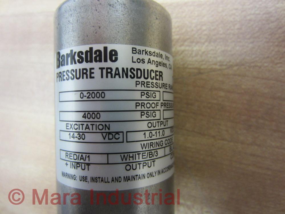 Barksdale 426T2-12 Pressure Transducer 426T212