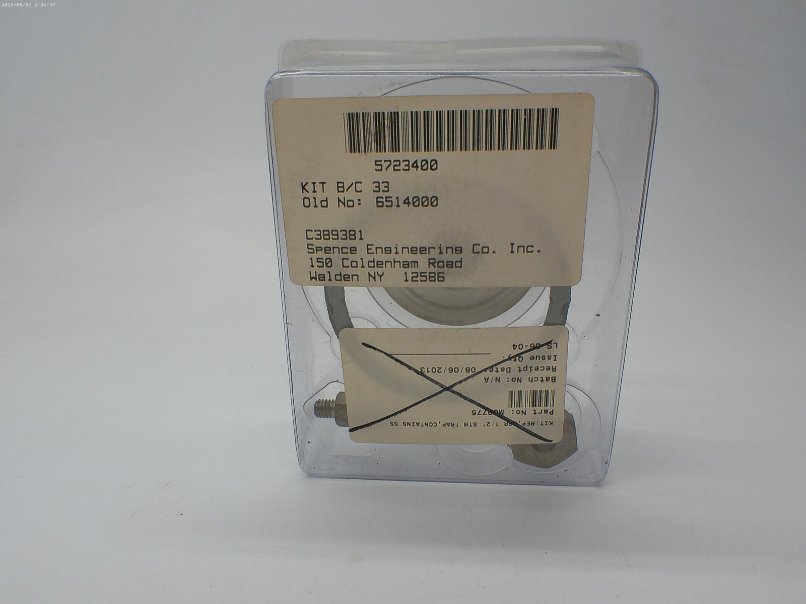 SPENCE ENGINEERING C389381 5723400 KIT NSMP