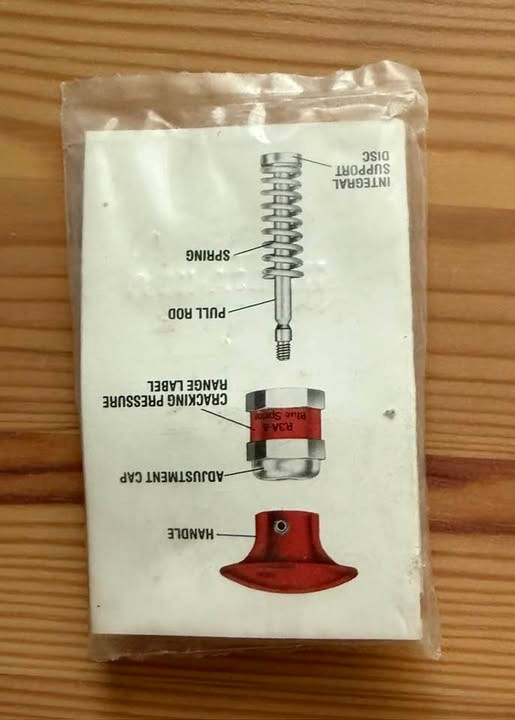 Nupro Relief Valve Replacement Spring R3A Series 177-R3A-K1-E