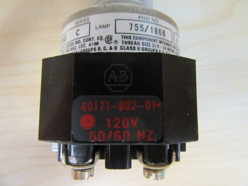 Allen Bradley 800HL-PPB16R Pilot Light Hazardous Location