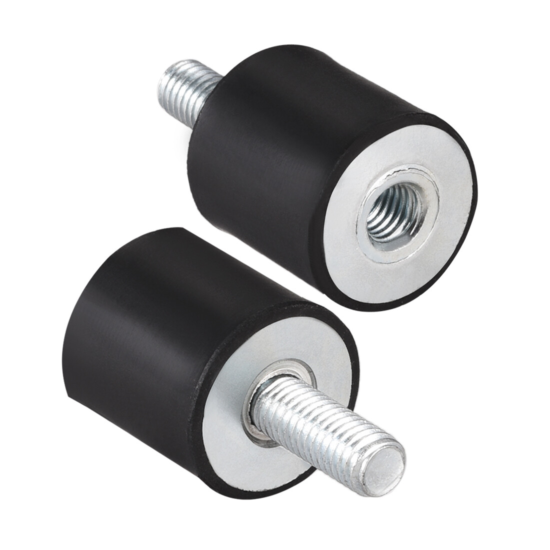 2pcs 25mm x 25mm M8 Male Female Rubber Mounts,Vibration Isolators,Shock Absorber