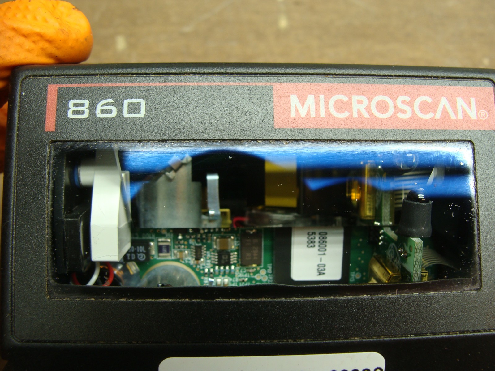 MICROSCAN 860 BARCODE SCANNER READER FIXED MOUNT FIS-0860-0002G