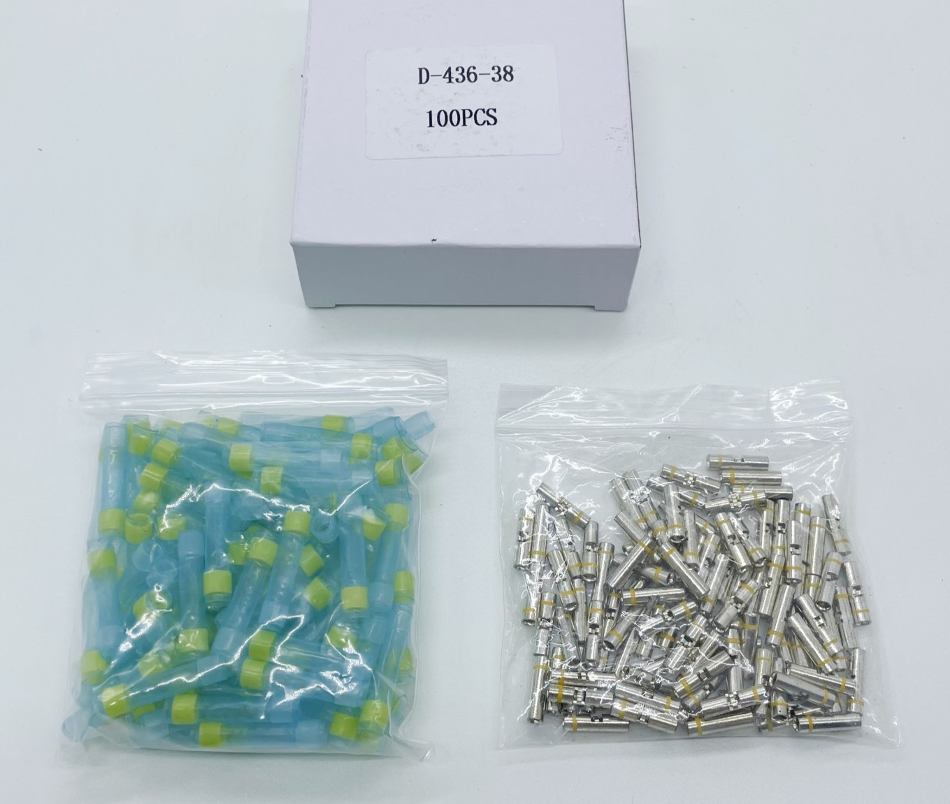 D-436-38 new Fits For Military Aviation 100 Pcs Pack Plastic Case terminal