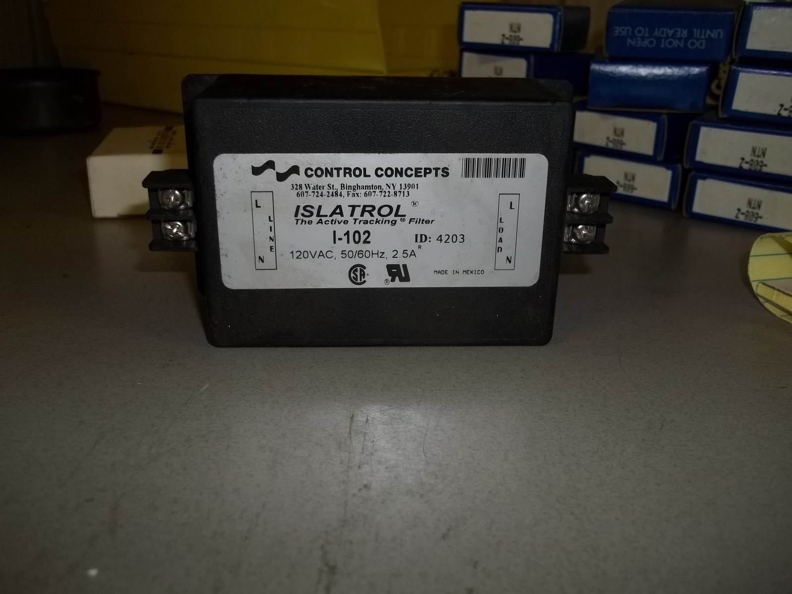 NEW Control Concepts Islatrol 1-102 Active Tracking Filter 4203 *FREE SHIPPING*