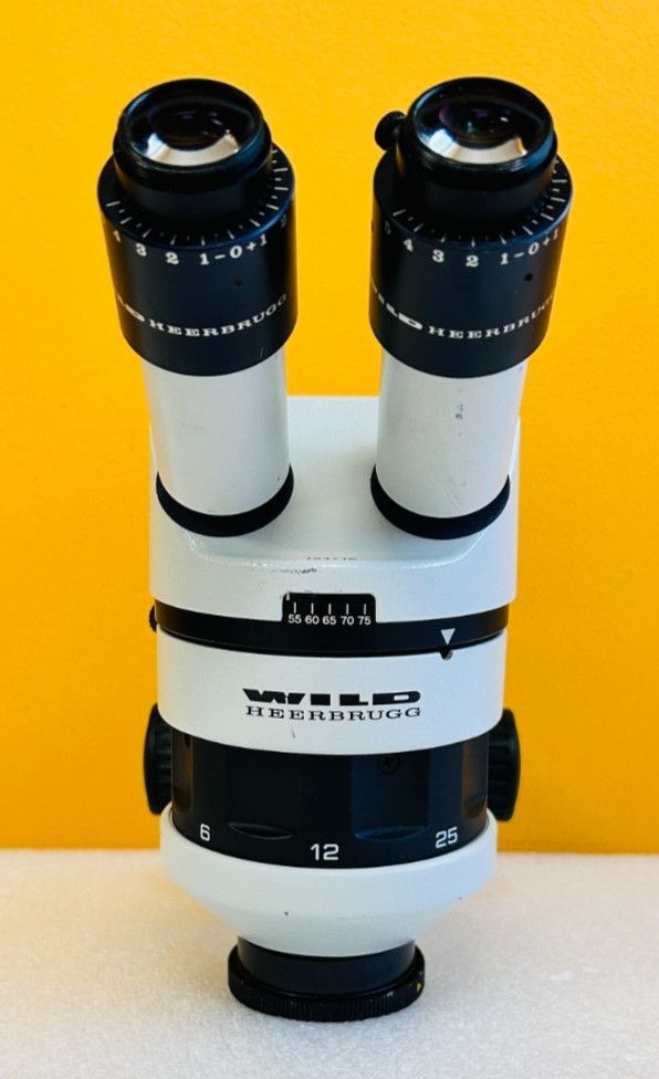 Wild M5A, 6x / 12x / 25x / 50x, 10x/21 Eyepieces, Stereo Microscope. Tested!