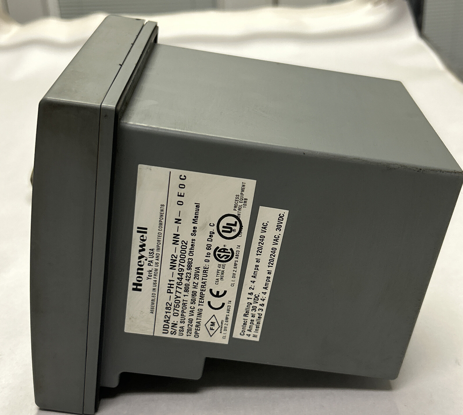 HONEYWELL,UDA2182-PH1-NN2-NN-N-0E0C,PH ANALYZER CONTROLLER