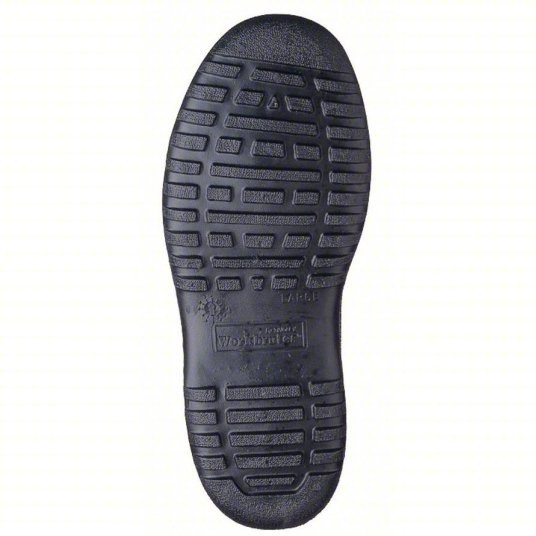 TINGLEY 35111 Overshoe: Ankle Shoe, Plain, Cleated, 8 to 9-1/2 Fits Shoe Size