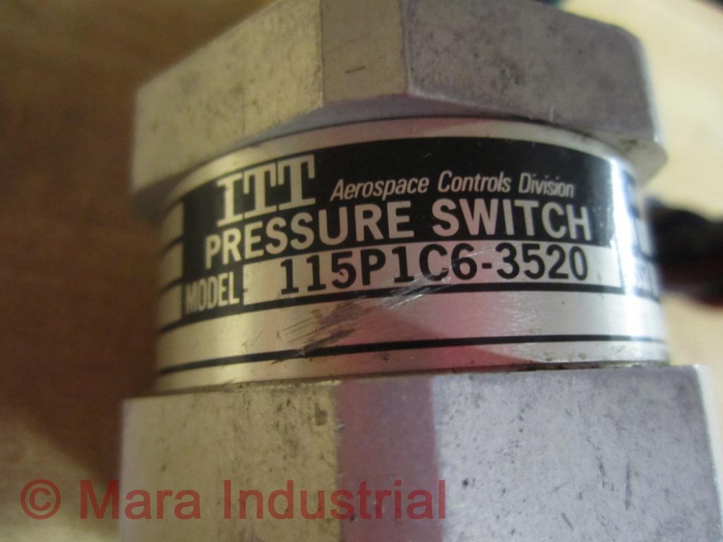 ITT 115P1C6-3520 Pressure Switch 115P1C63520 Obsolete