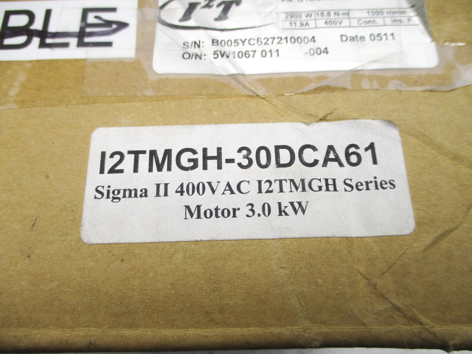 INTEGRATED INDUSTRIAL TECHNOLOGIES I2TMGH-30DCA61 NSMP