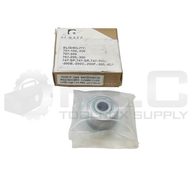 NEW SCHATZ BACB10BG3D BALL BEARING PD5K PD5K-P MS21443-5BG