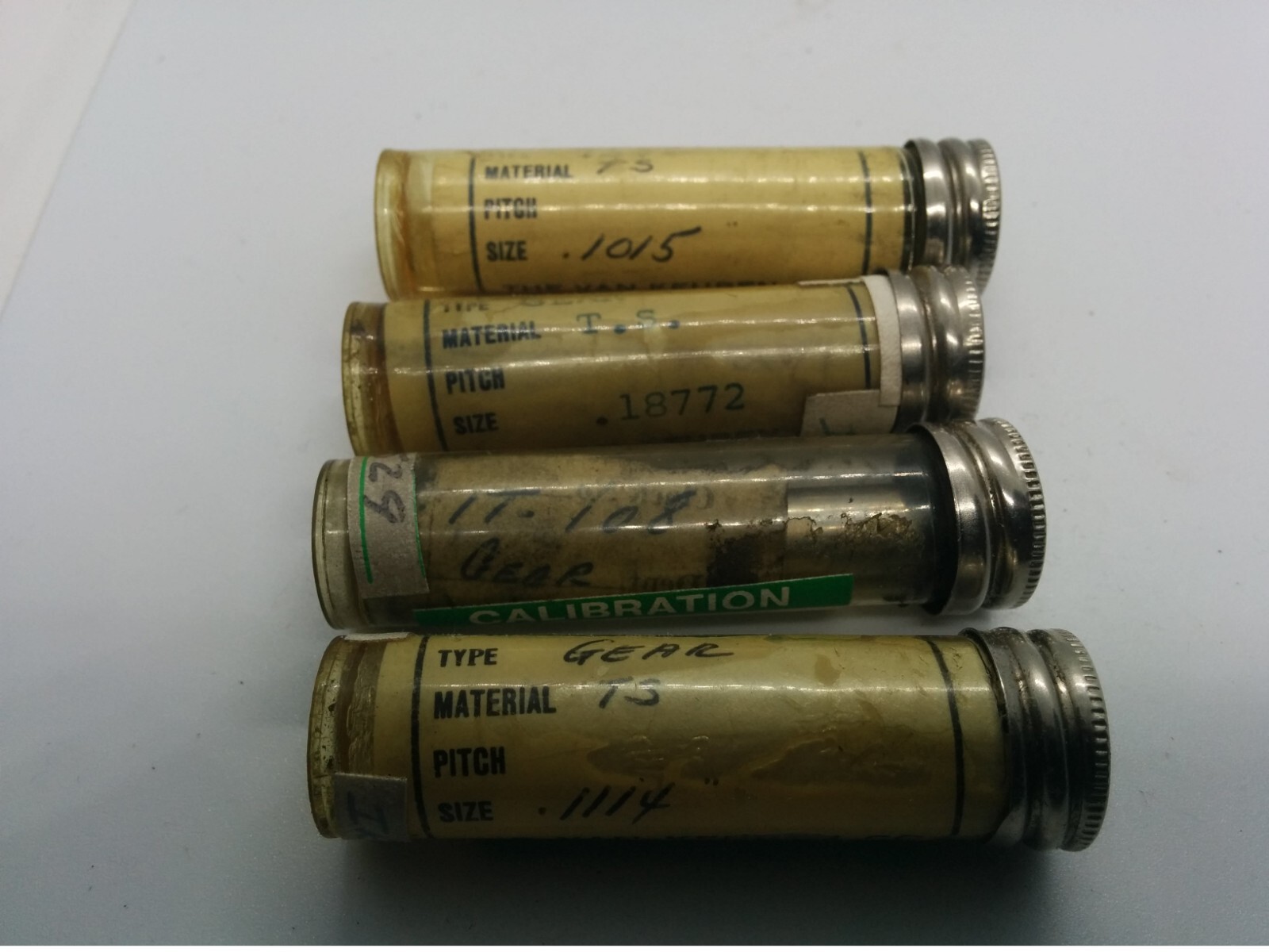 VAN KEUREN ASSORTMENT GEAR MEASURING WIRES (LOT OF 4)