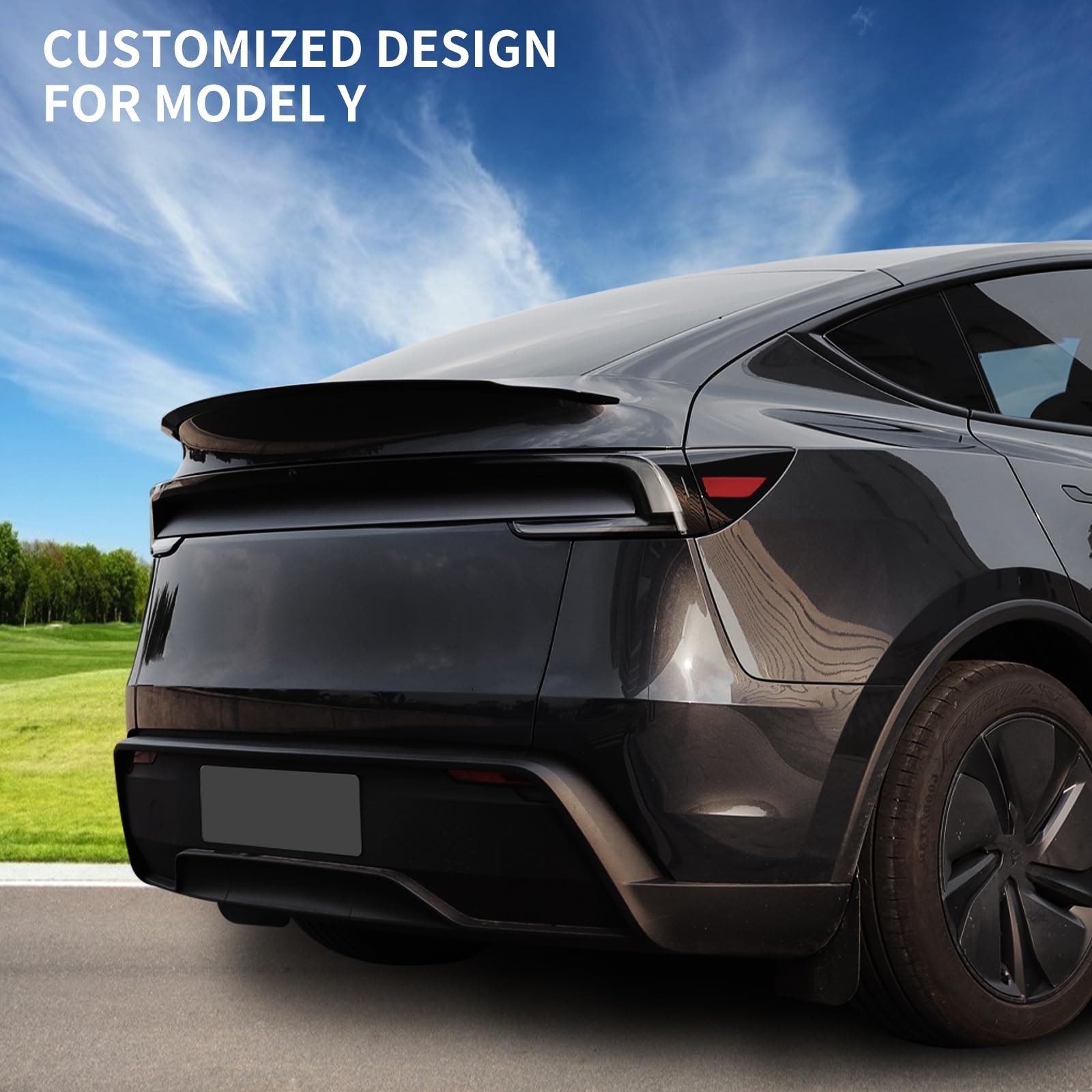 Spoiler for 2025 2026 Tesla Model Y Juniper Look Trunk Wing Rear Trunk Lip Sp…