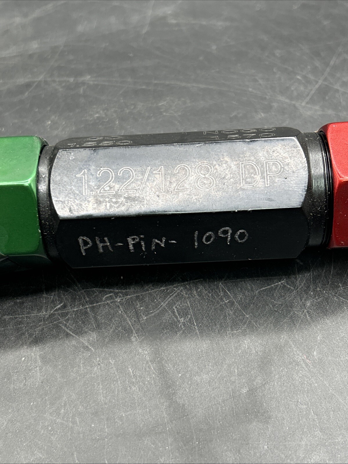 PERFEKT PRECISION 1.22/1.28 DP CYLINDRICAL GAUGE PLUG GO 1.550 NOGO 1.570