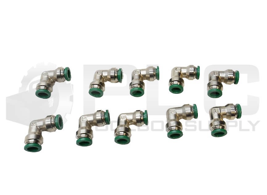 LOT OF 10 NEW PARKER PRESTOLOK 3/8″ UNION ELBOW 90 DEG