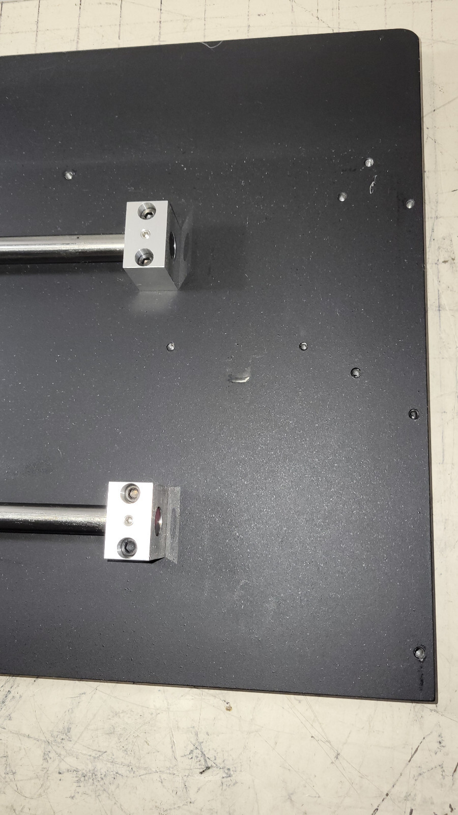 SLIDING SYSTEM ASSY, Travel round linear motion guide rail W/ 18 LBS solid alumi