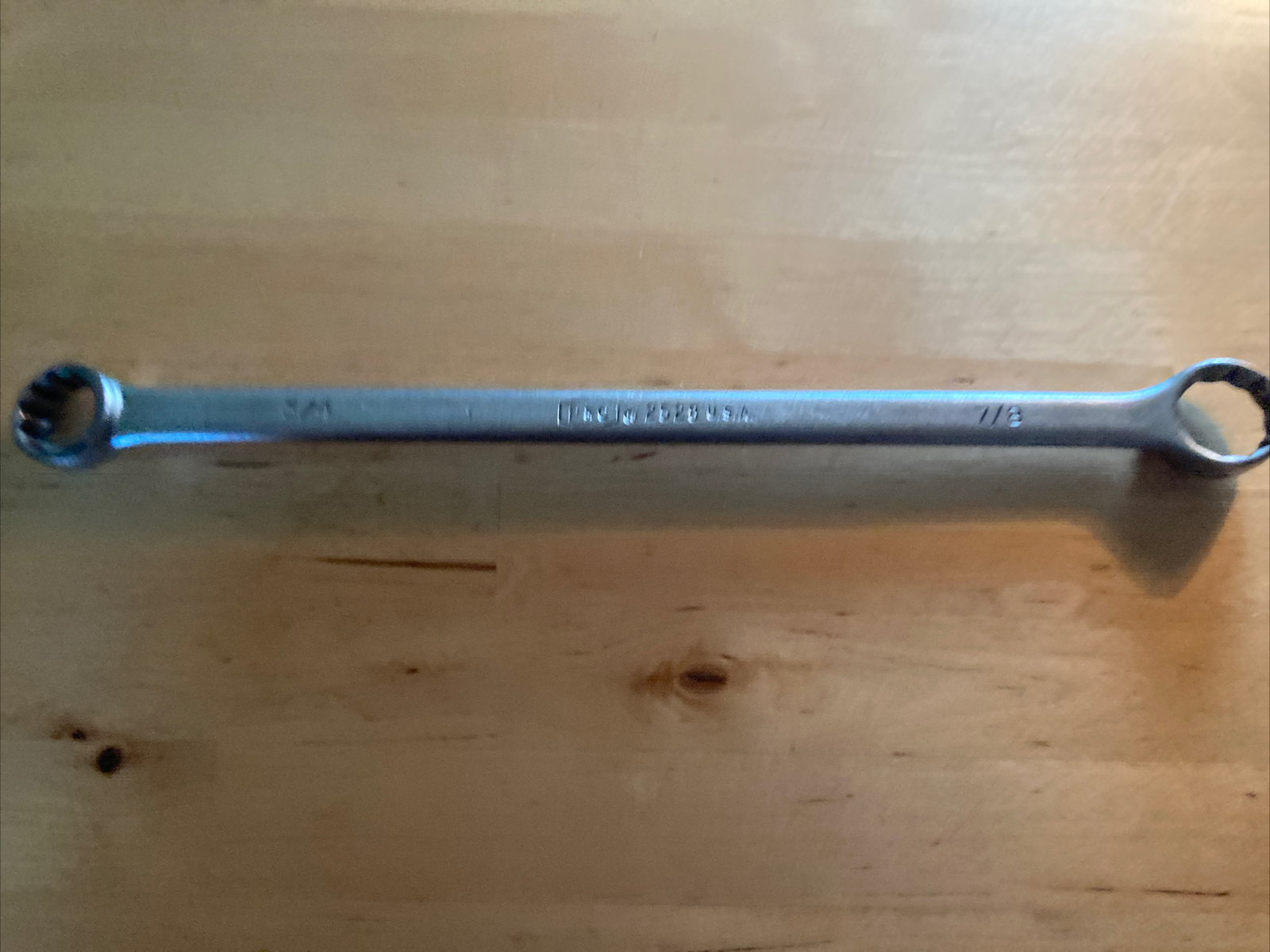 Vintage P&C 3/4 and 7/8 Double Box End Wrench #2528 Made In The USA