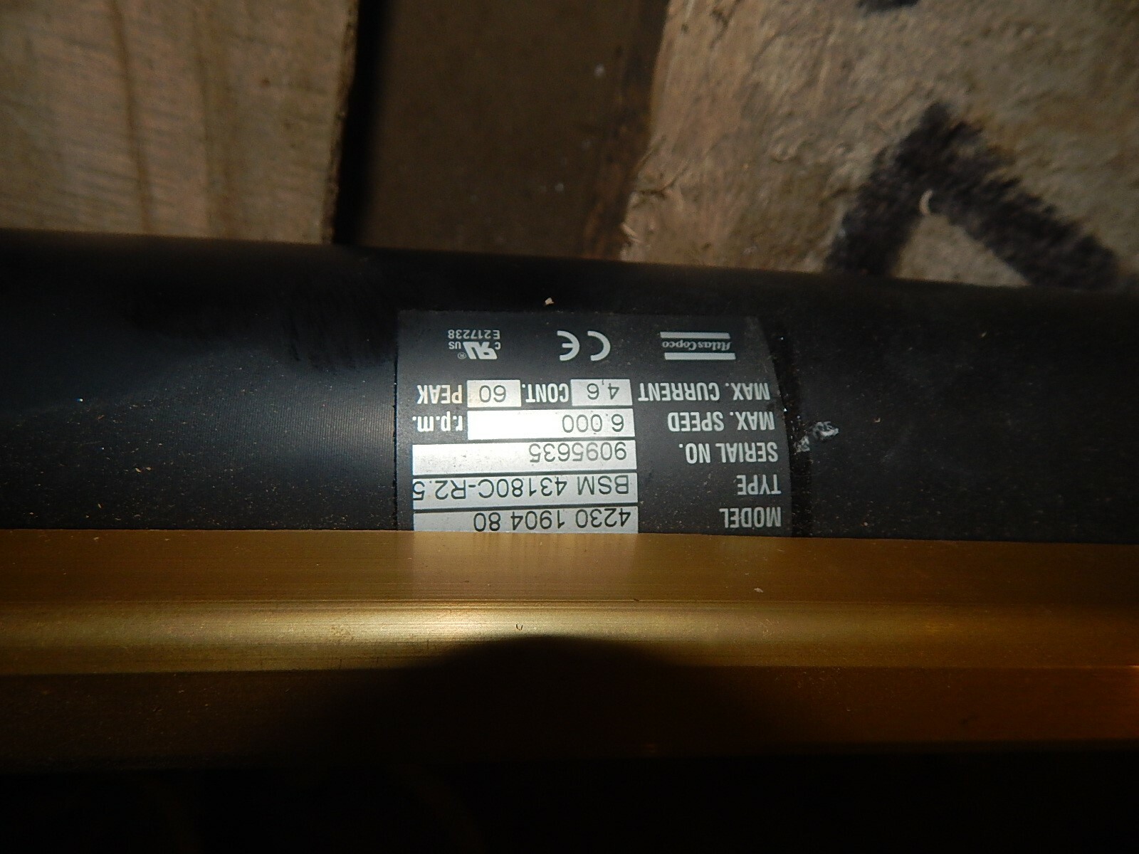 Atlas Copco 4230 1904 80 BSM 43180C-92.5 9095635 Servo Motor*FREE SHIPPING*