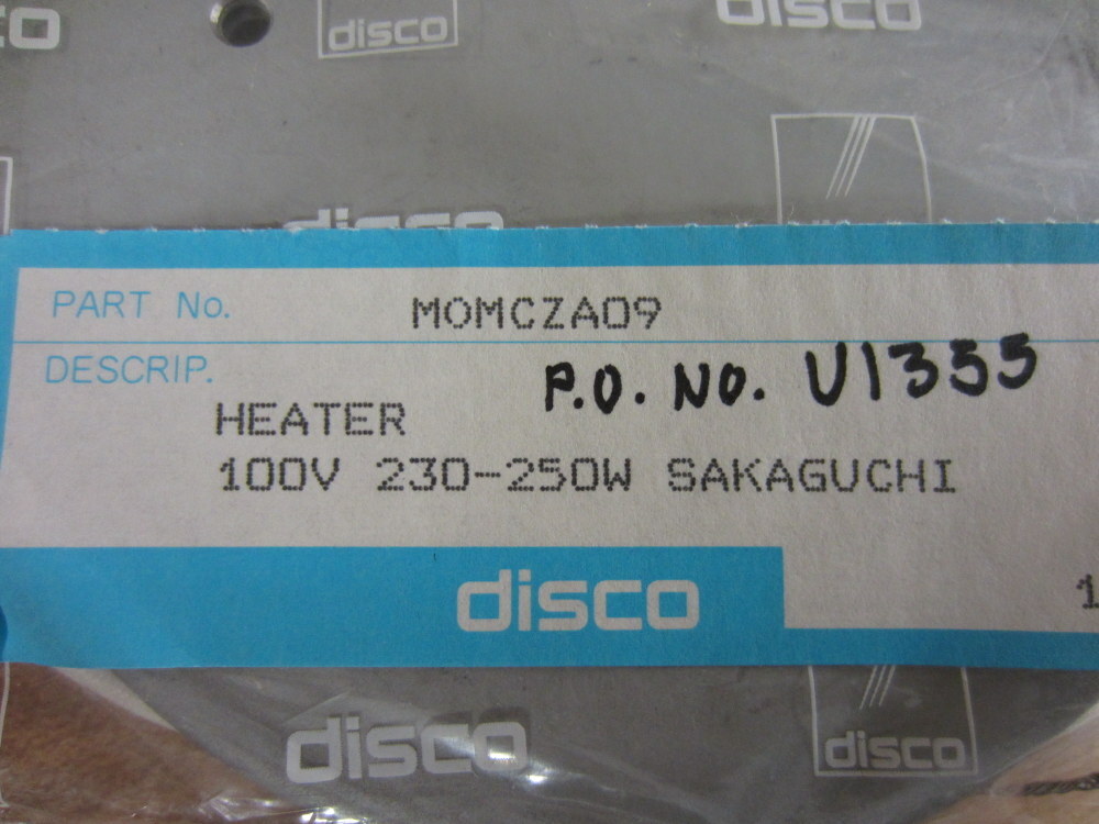 Disco MOMCZA09 Heater 100V 230-250W SAKAGUCHI
