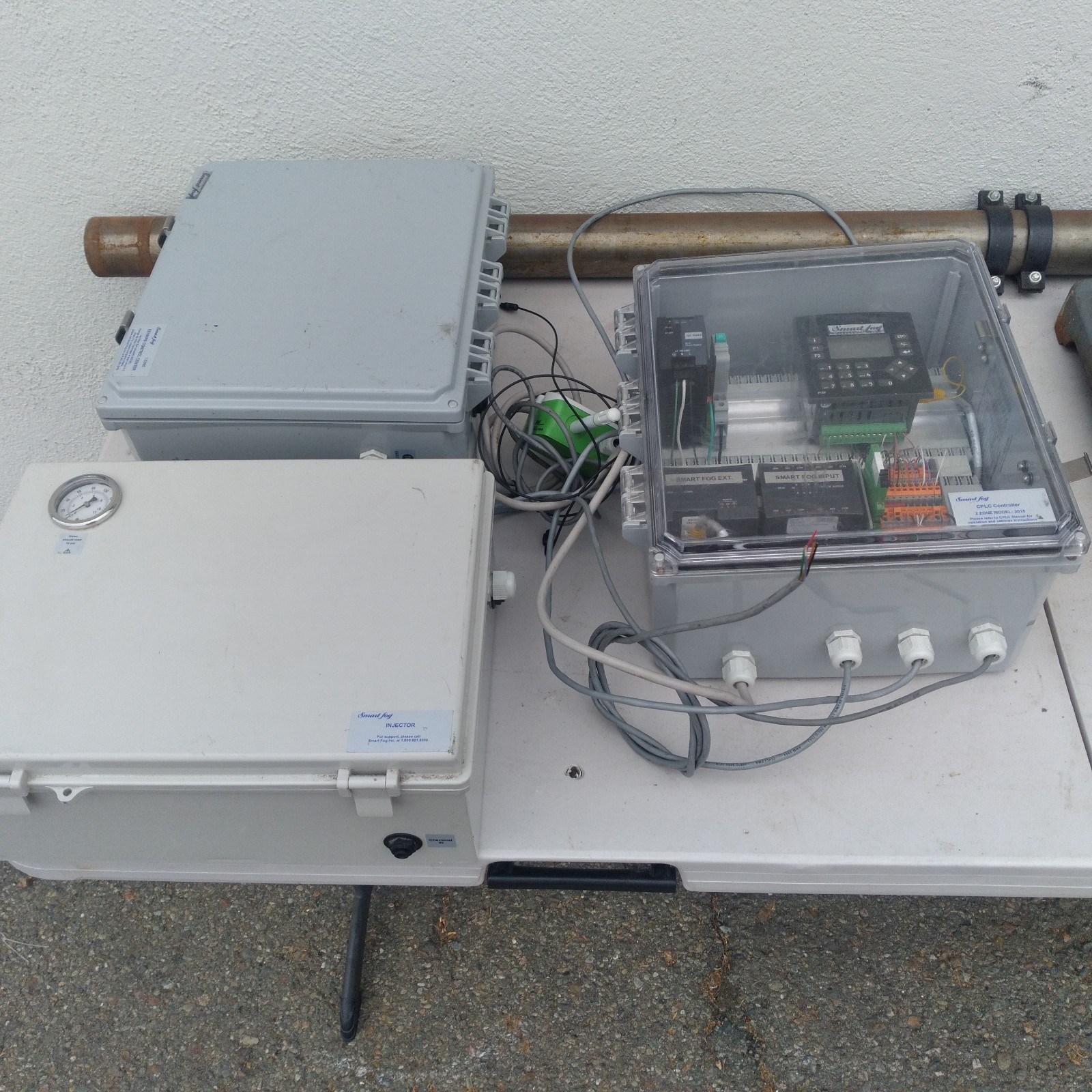 Smart Fog CPLC Controller 2 Z + ES100PB 1 Z Control Center + Injector For Parts