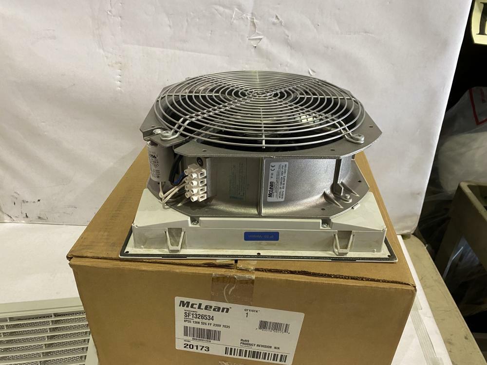 MCLEAN / HOFFMAN COOLING FAN # ST-1326-534 230VAC 1PH. 215WATTS IP55 NEW!