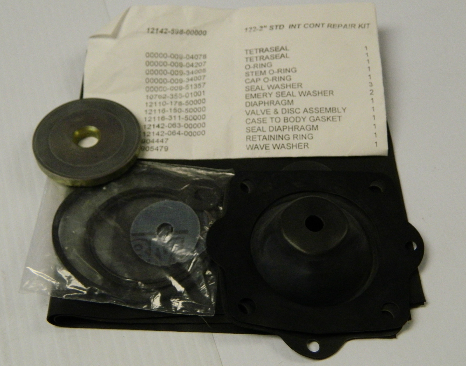NEW NO NAME 12142-598-00000 122-2″ STD INT CONT REPAIR KIT 1214259800000