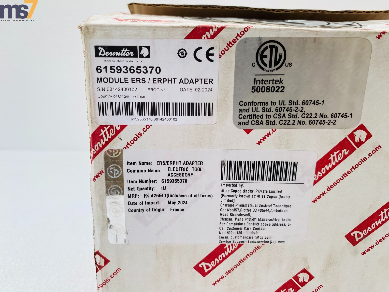 DESOUTTER 6159365370 MODULE ERS/ERPHT ADAPTER ELECTRIC TOOL ACCESSORY #NEW-2