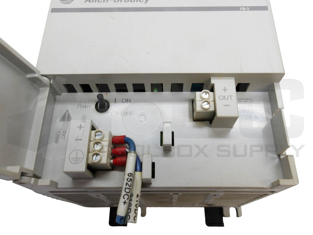 ALLEN BRADLEY 1768-PB3 /A POWER SUPPLY 24VDC 120W 7.15A