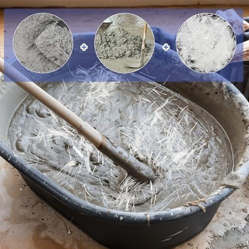 5 Lb Fiberglass Reinforcement 3/4 Inch for Concrete Mortar Mix – Ideal for Walls