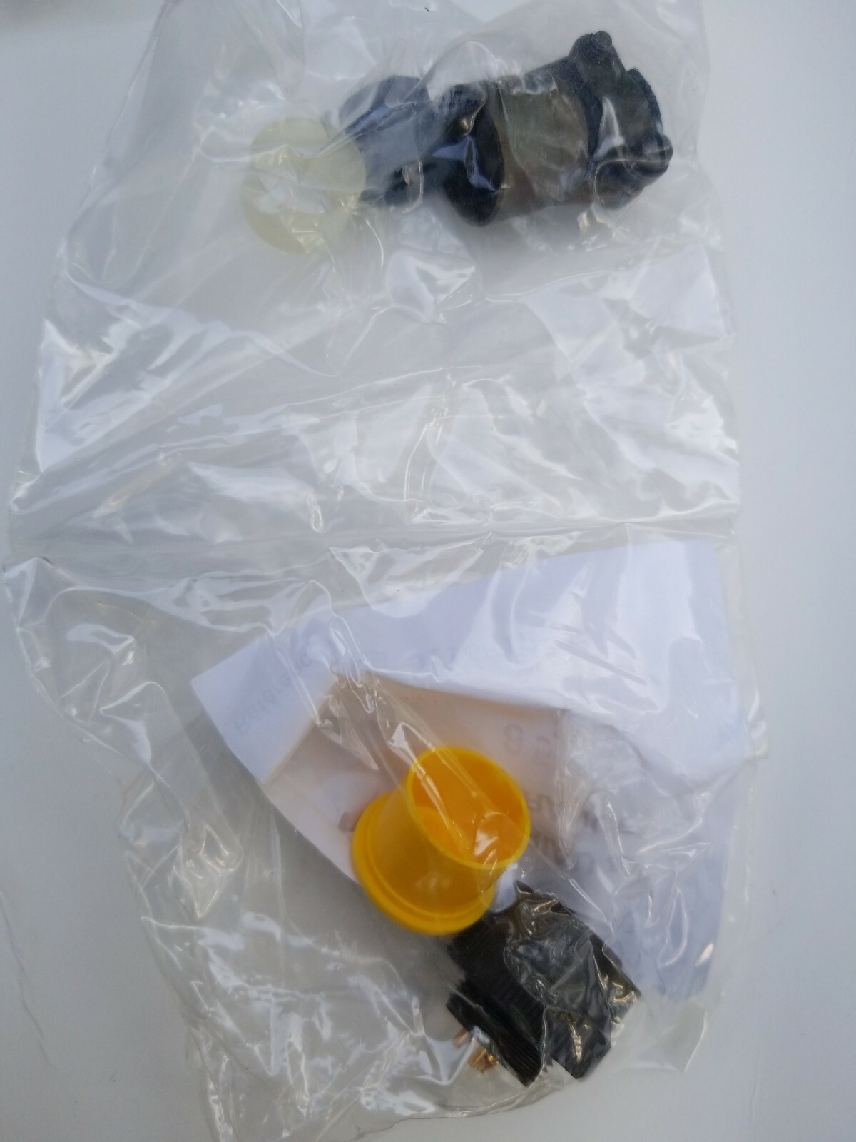Connector MS3116F12-3S, NOS, government surplus, NSN 5935-00-901-8871.