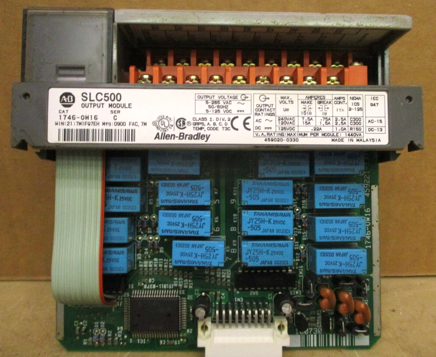 Allen-Bradley SLC 500 1746-P3 Ser A SLC 5/04 CPU 1747-L542 48667GN