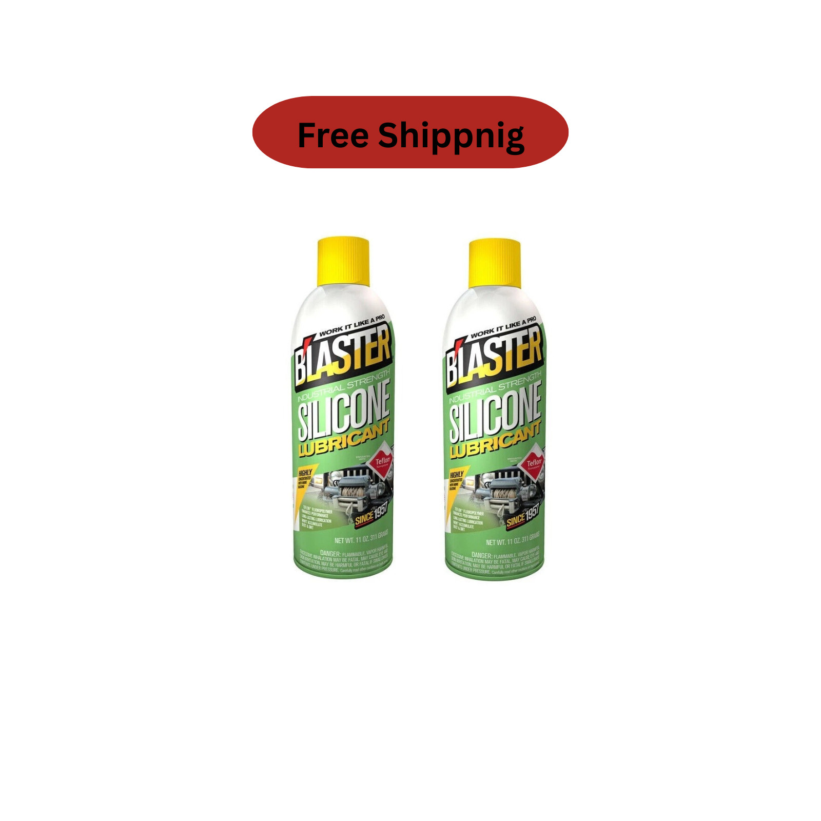 Blaster 16-SL Industrial Strength Silicone Lubricant 11 oz. PACK OF 2