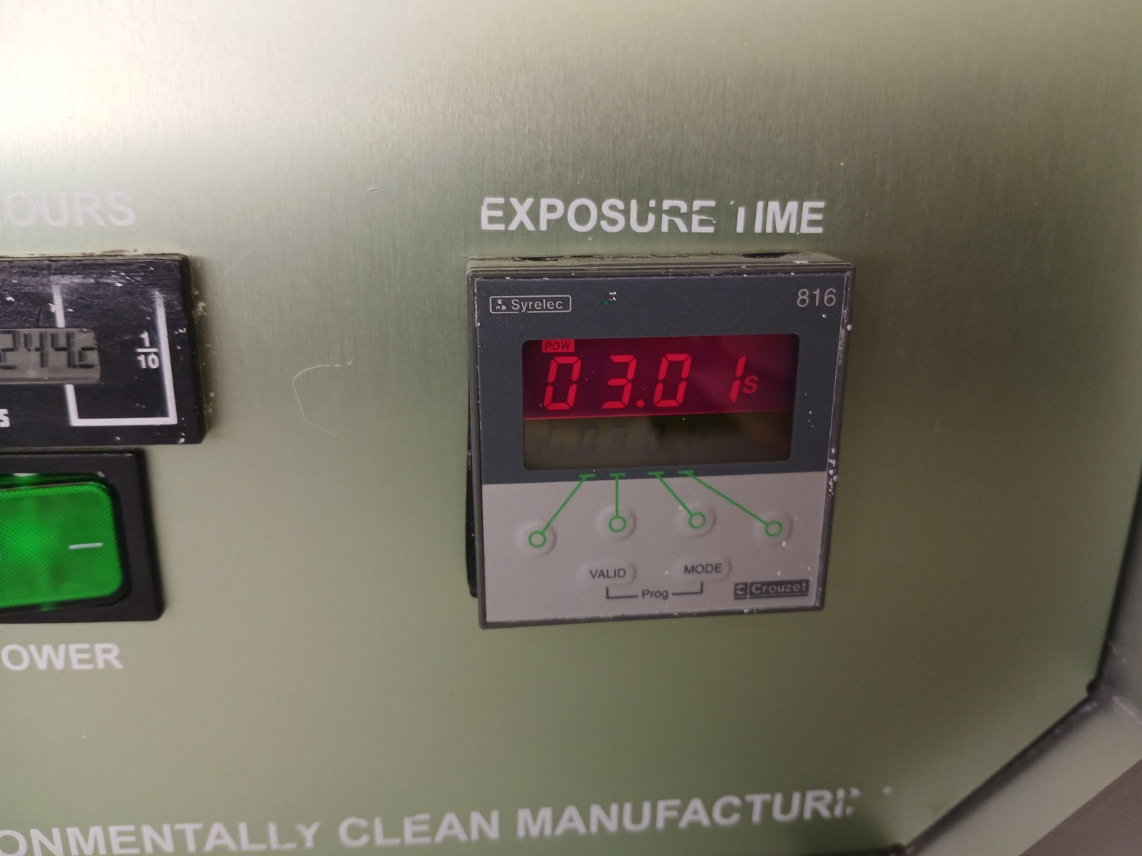 1x Used American Ultraviolet Green Spot UV Curing System, MFG 2017