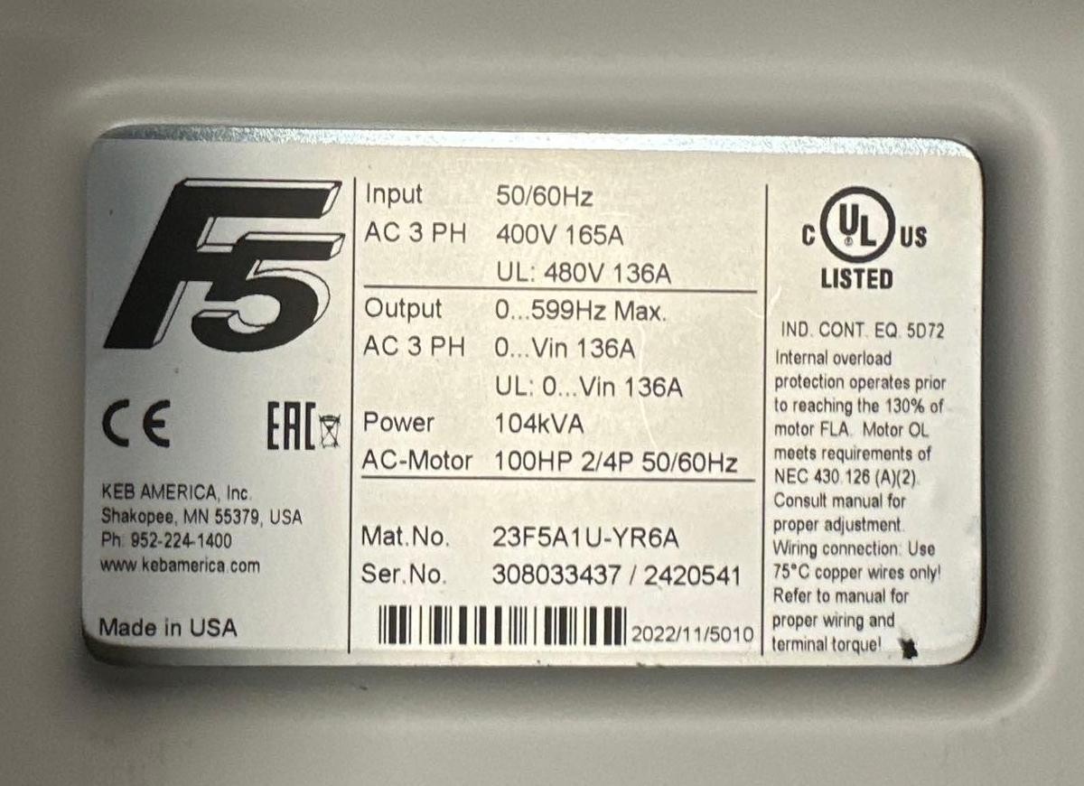 Keb #23F5A1U-YR6A