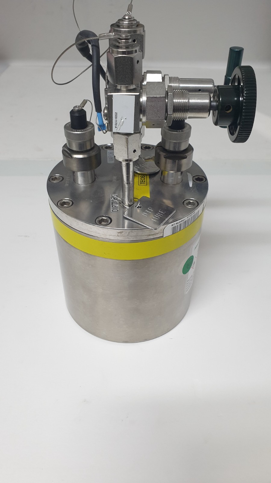 TEOS Cylinder – Schumacher BK1200SSU – Air Products / Versum – P/N: 2500-2356