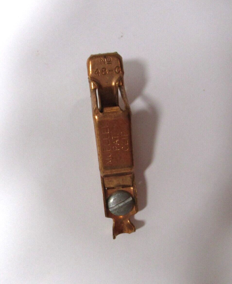Mueller Electric 48-C Non-Insulated Clip Copper Heavy Duty Lot of 25 Pc A7491ISU