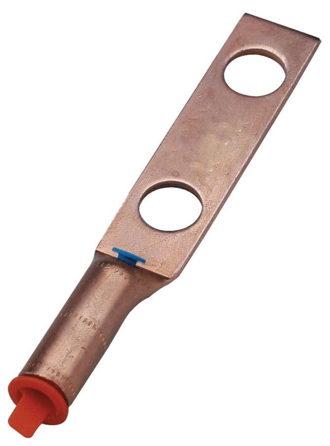 Burndy YGA262N, Grounding Irreversible Compression Terminal, Cu 2/0 Grd, 1 PC