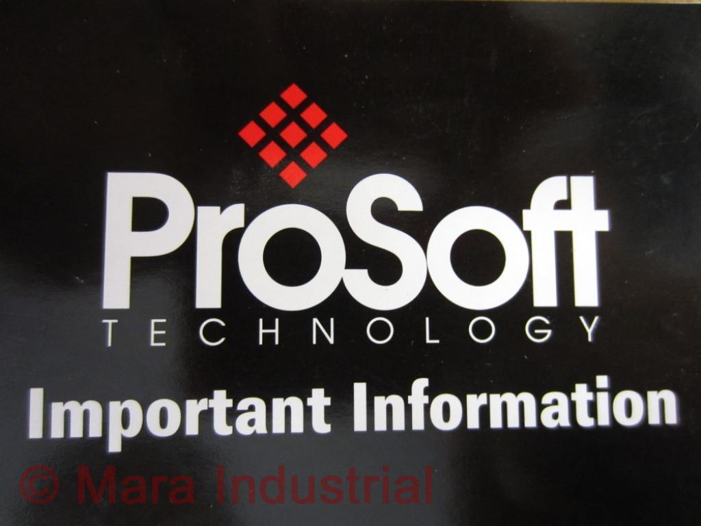Prosoft PTQ Install/Operation Instructions (Pack of 3)
