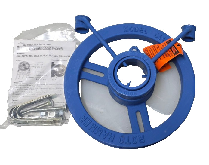 Roto Hammer CL-12 Chain Wheel Kit, Ductile Iron, 9-1/4″ – 12-1/2″ OD