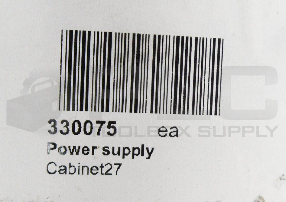 VAN DORN 330075 POWER SUPPLY