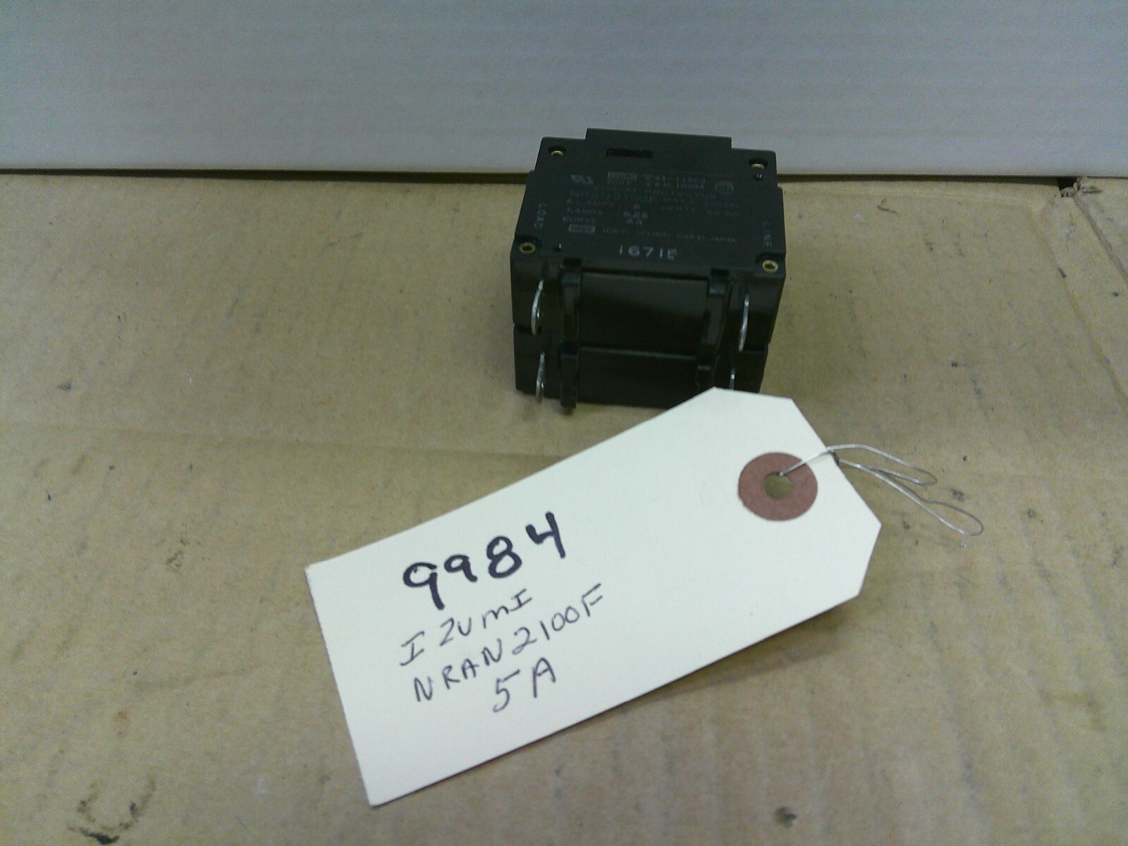 IZUMI NRAN2100F 5A CIRCUIT PROTECTOR