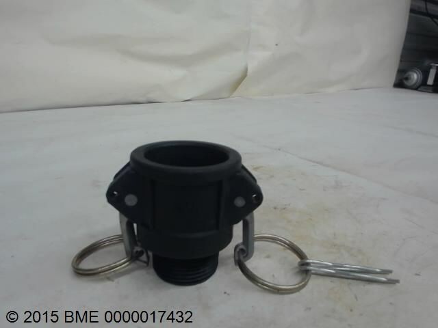 Lot Of 3 B100 Pvc Camlock Fittings