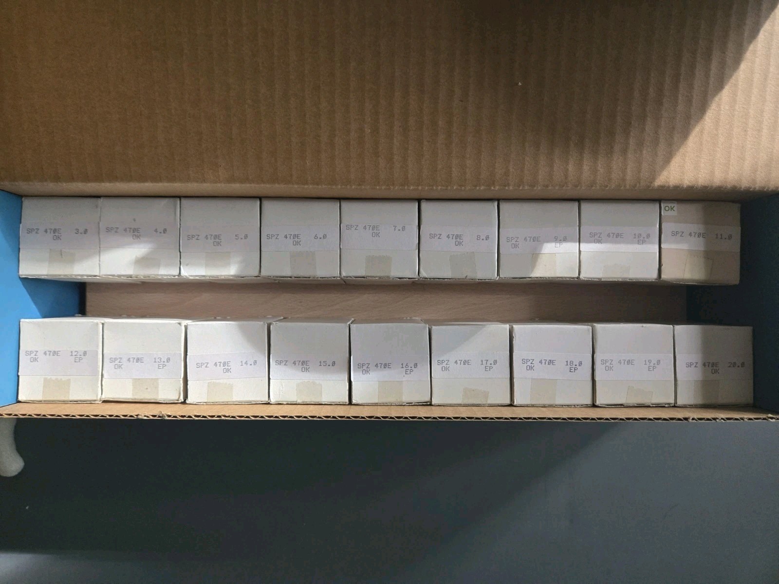 Kennametal 1776421 Metric Collet Set: 18 Pieces, ER/ES32XSET 3mm-20mm K-1945