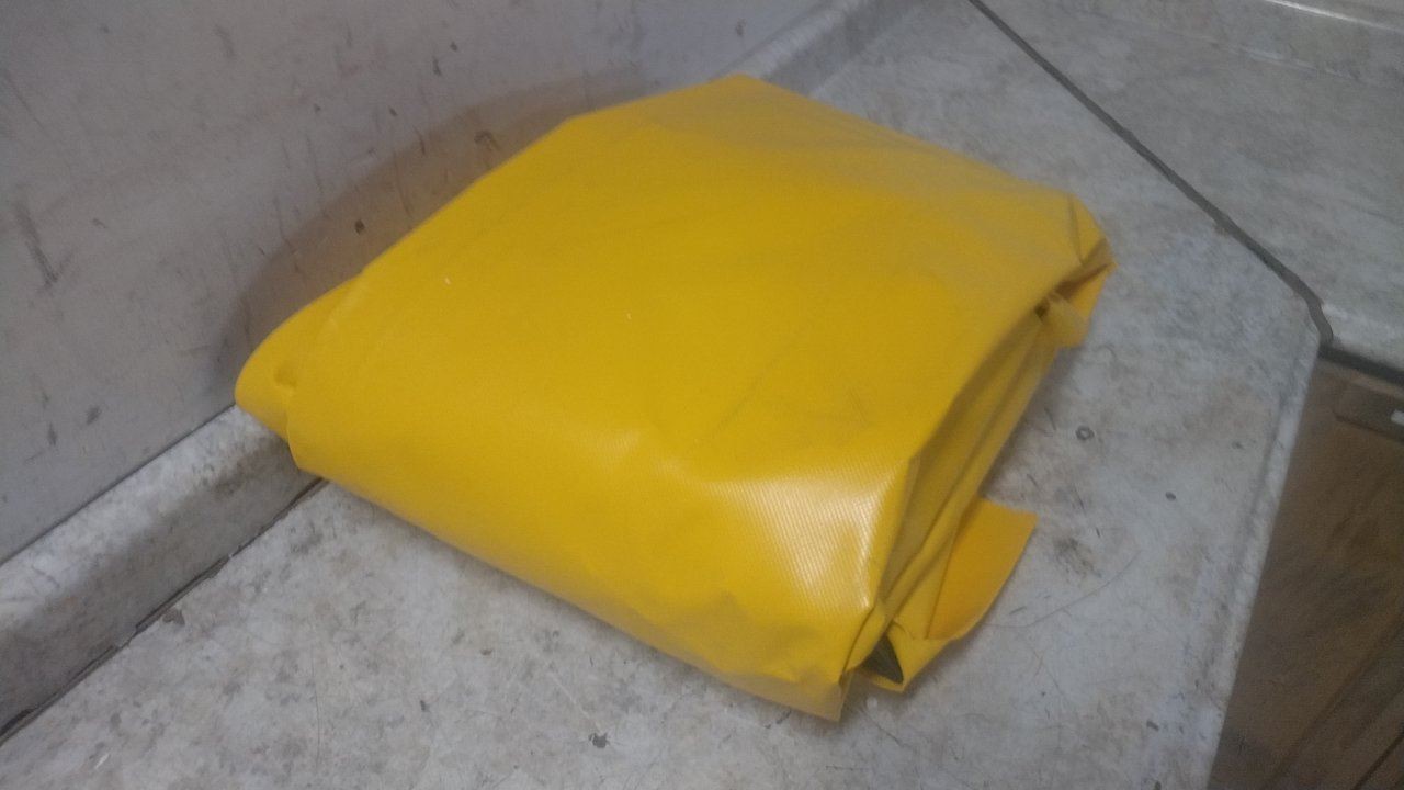 Enpac 57-488-YE-SU 4 Ft Width 8 Ft Length Snap Wall Containment Berm