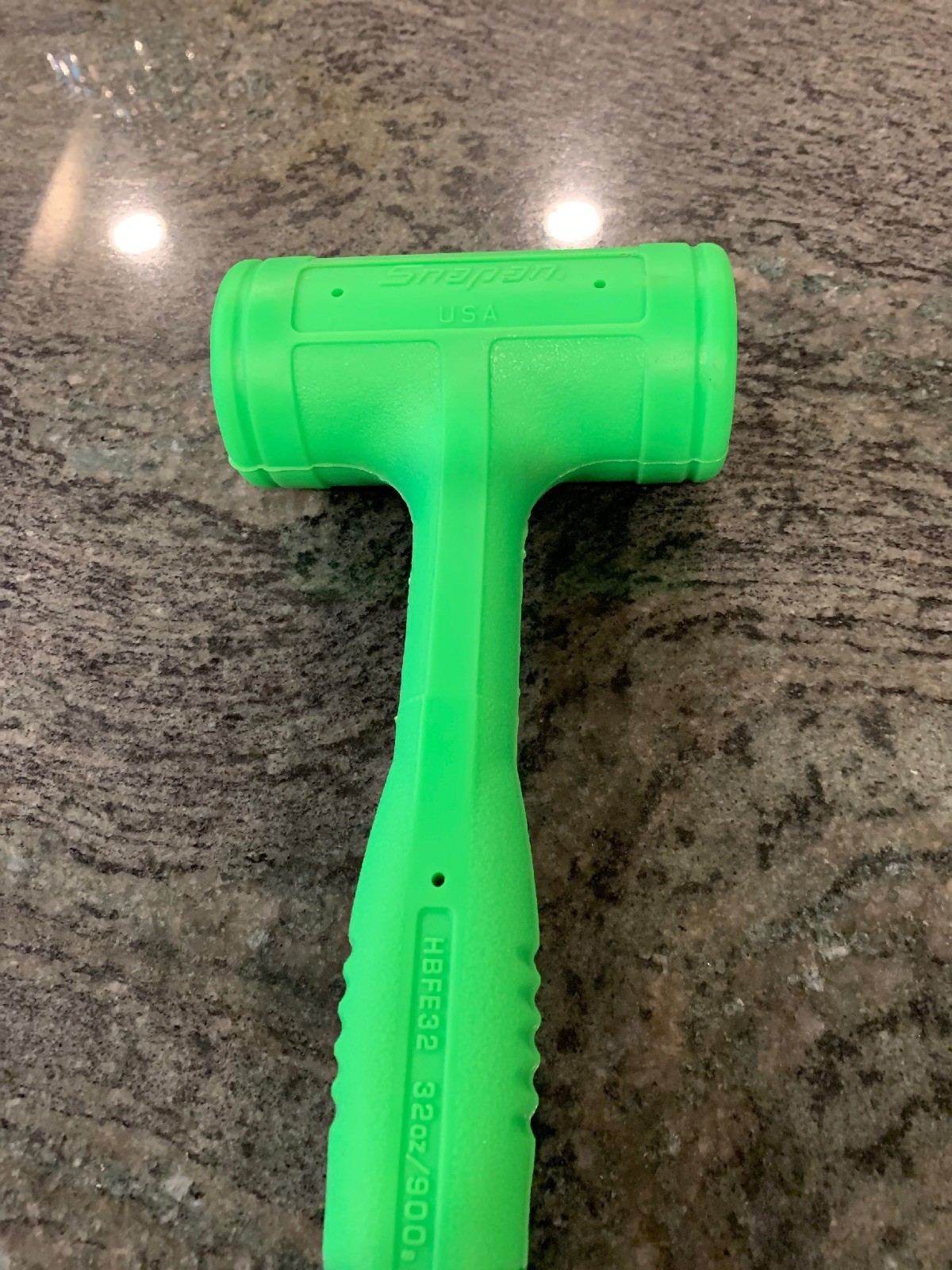 Snap On hbfe32 32 oz soft grip dead blow hammer green